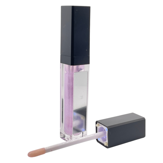 Lip Gloss with LED light and Mirror | Sheer Lilac