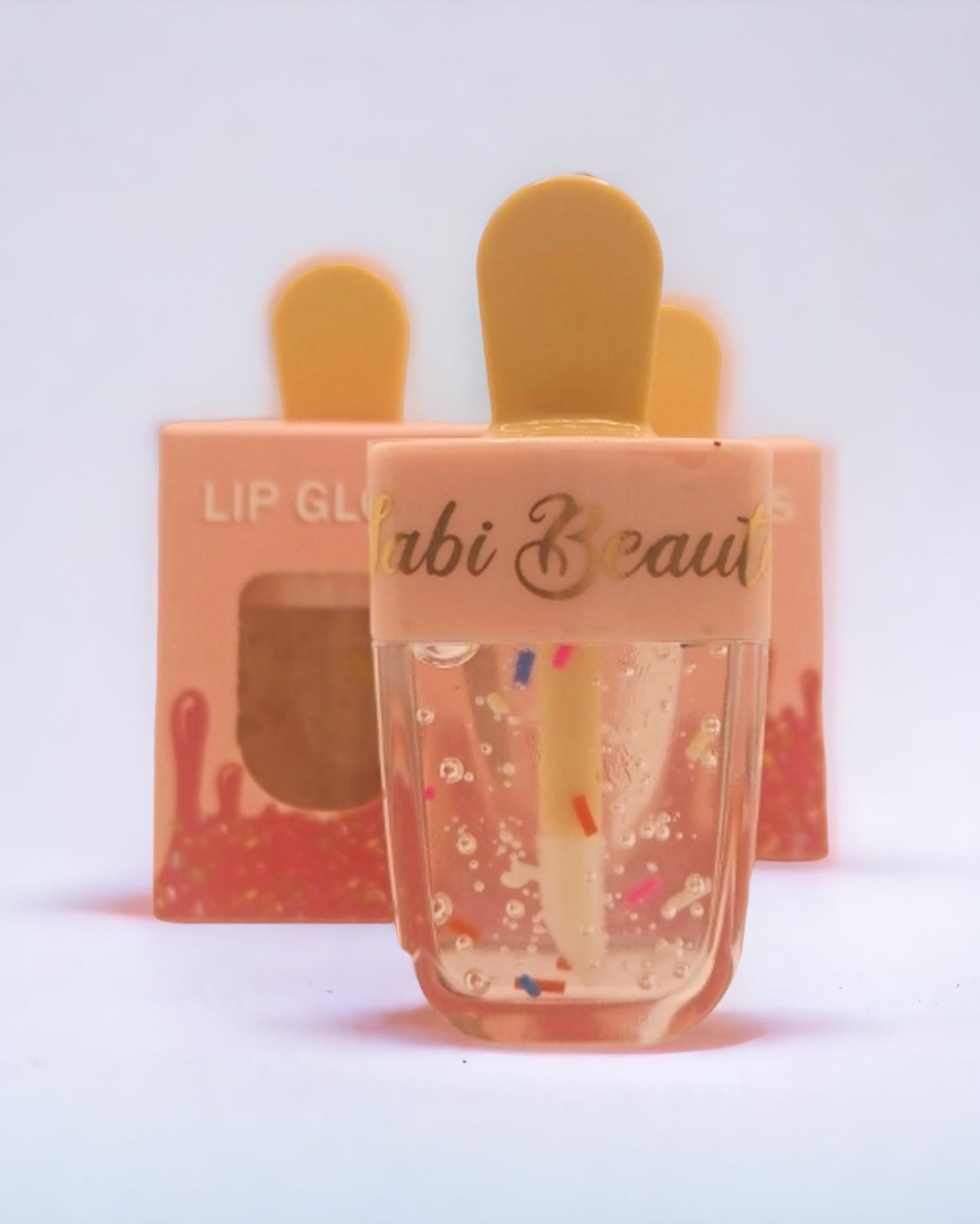Birthday Cake scented lip gloss with sprinkles!